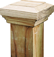 UPF 106086 Post Cap, 3-1/2 x 3-1/2 in Post/Joist, 4 in L, 4 in W