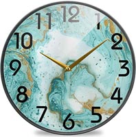 DECOR ANALOG WALL CLOCK GREEN