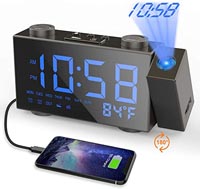 LC SILICONE LCD ALARM CLOCK ASST