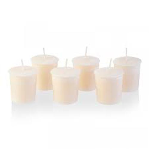 CANDLE VOTIVES 6PK UNSCENTED