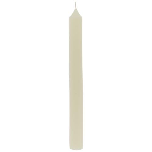 8" TAPER CANDLE IVORY