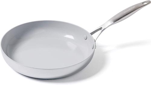 DH 11"CERAMIC N-S FRY PAN GRAY