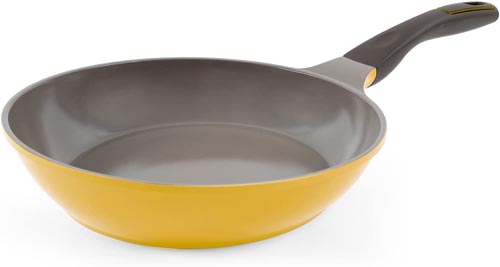 11" NON STICK FRY PAN YELLOW