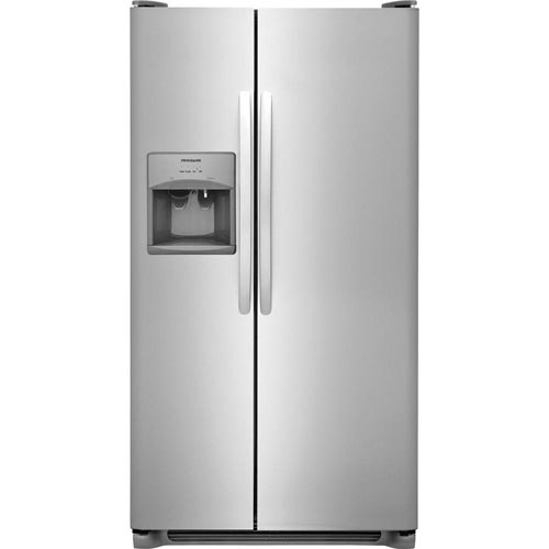 Frigidaire 25.5 Cu. Ft. Side by Side Refrigerator | Stainless Steel