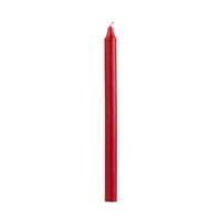 8" TAPER CANDLE CRIMSON