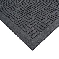 24X36 SANDY RUBBER MAT BLACK