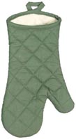 OVEN MITT LEAF GREEN 7X13