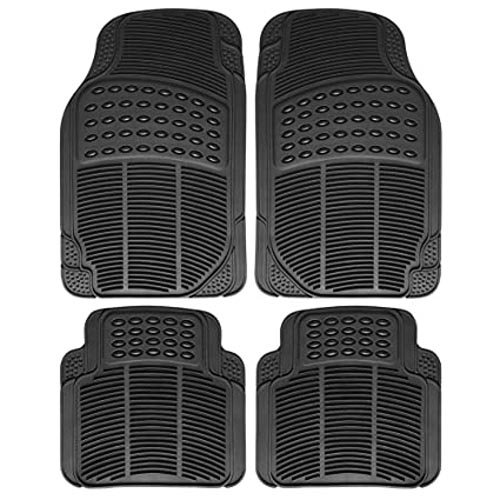 CARMAT SET 4PCS CARPET BLK/GREY