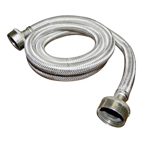 Plumb Pak PP23832 Washing Machine Hose, 3/4 in FHT x FHT, Stainless Steel