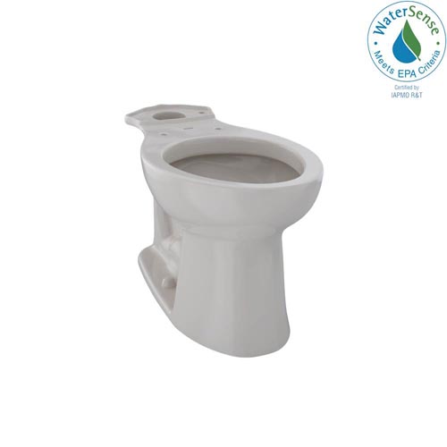 Toto - C244EF#12 - Entrada Elong Toilet Bowl 1.28Gpf - Sedona Beige