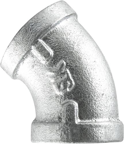 Galvanized 45 Degree Elbows, 2"