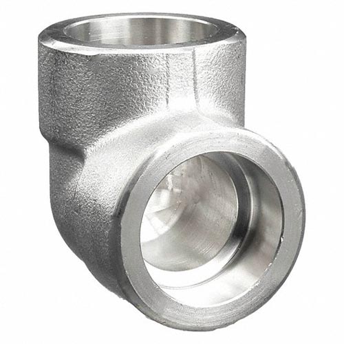 304 Stainless Steel Elbow, 90 Degrees, Socket Weld, 1/4 in Pipe Size - Pipe