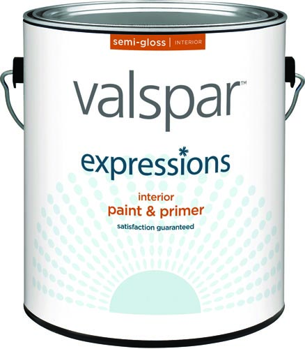 EXPRESSIONS INTERIOR LATEX SEMI-GLOSS GAL WHITE