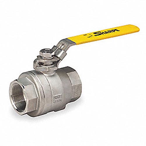 Sharpe SV50M76014 316 Stainless Steel, 2-Piece Ball Valve - 1-1/2" NPT