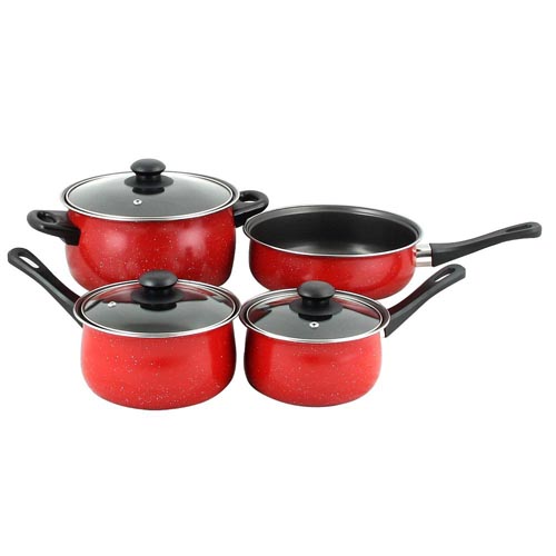 GH ARMADA 7PC COOKWARE SET RED