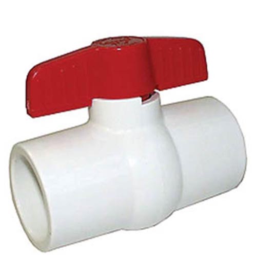 BALL VALVE PVC40 SXS 1-1/2""