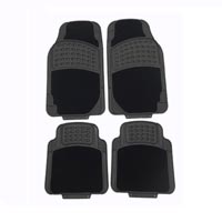 CARMAT SET 4PCS CARPET BLACK