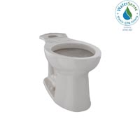 Toto - C244EF#12 - Entrada Elong Toilet Bowl 1.28Gpf - Sedona Beige