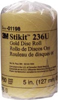 STIKIT GOLD DISC ROLL 8" P80A