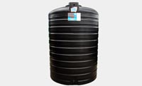 WATER TANK CL/TOP 1000G BLK TUFF