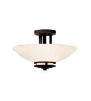 KICHLER SEMI FLUSH 2LT INCANDESC