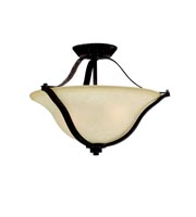 KICHLER SEMI-FLUSH 2LT INCANDESC