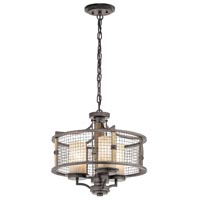 KICHLER CHANDELIER/SEMI FLUSH 3L