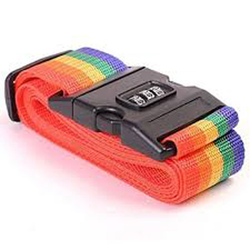 LUGGAGE STRAP NYLON W/LOCK