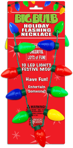 BIG BULB HOLIDAY NECKLACE
