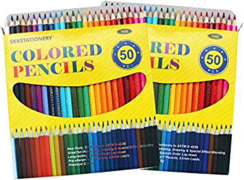 COLOURING PENCILS WOOD SET 100PC