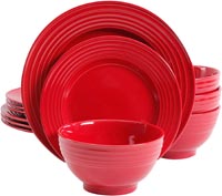 PLAZA CAFE DINNER PLATE RED 10.5