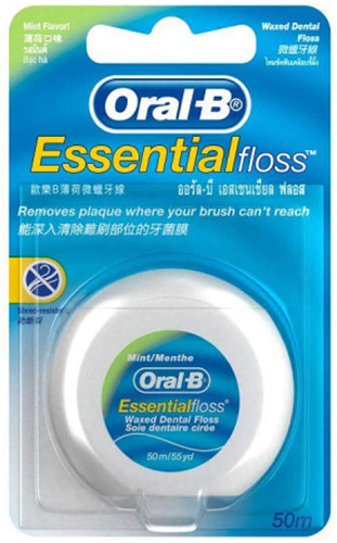 ORAL B ESSENTIAL FLOSS MINT 55YD