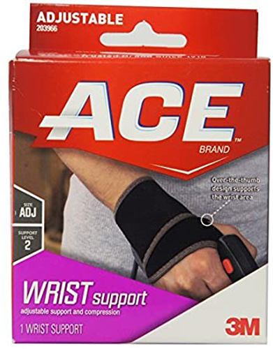 ACE WRIST WRAP SUPPORT BLK