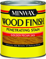 Minwax Wood Finish 70041444 Wood Stain, Golden Pecan, 1 qt Can