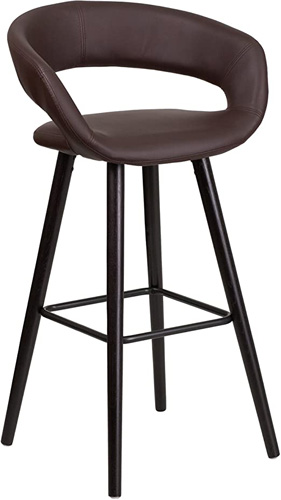 BRYNN SERIES WOOD BARSTOOL 29"