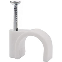 TCA ROUND CABLE CLIPS 3-5 WHITE