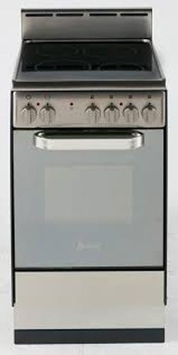 20" ELECTRIC RANGE SS W/GLASS DO