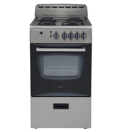 AVANTI 20" 2.1 cu. ft. Electric Range Stainless Steel