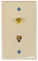 Zenith TW1002CPA Wallplate, Almond