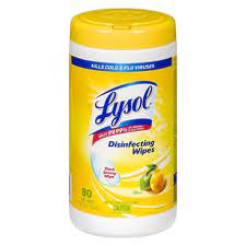 LYSOL WIPES CITRUS 80S