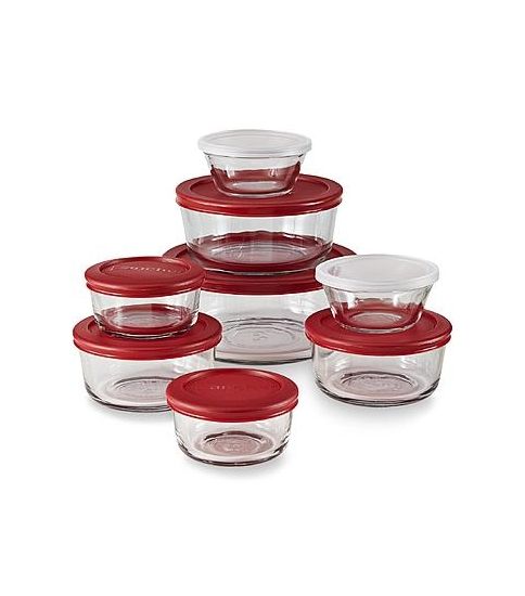 AH 16PC CHERRY KITCHEN STORAGE