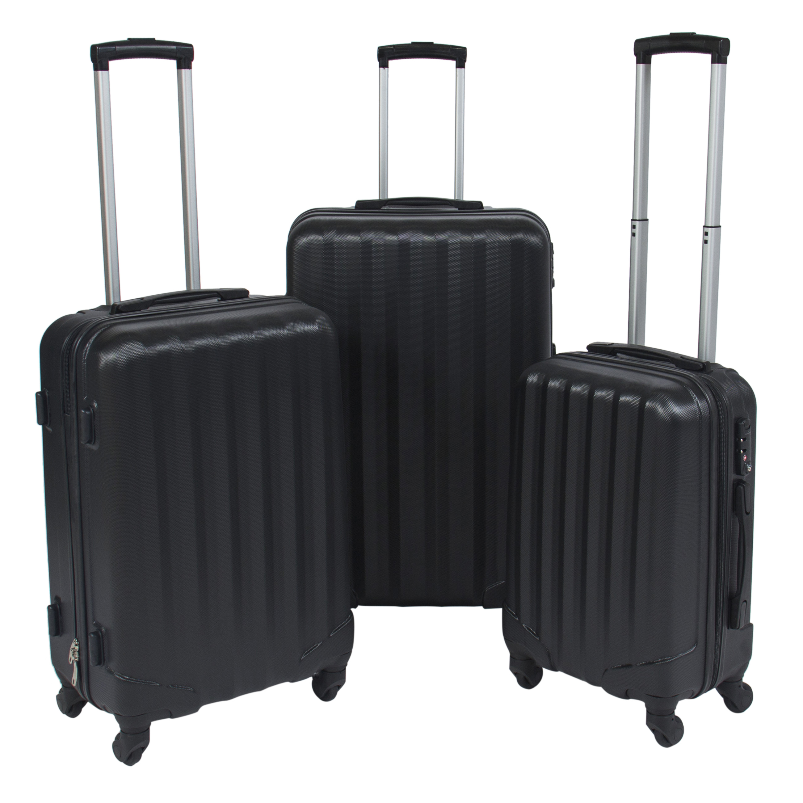 SUITCASE SET 3PC BLACK