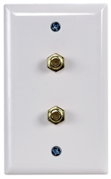 Zenith VW1001WJ2W Wallplate, White