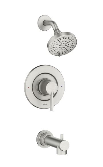 ARLYS TUB/SHOWER SR NICKEL 1H