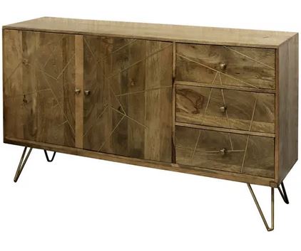 SEBASTIAN 2DR 3DW CREDENZA 56X35