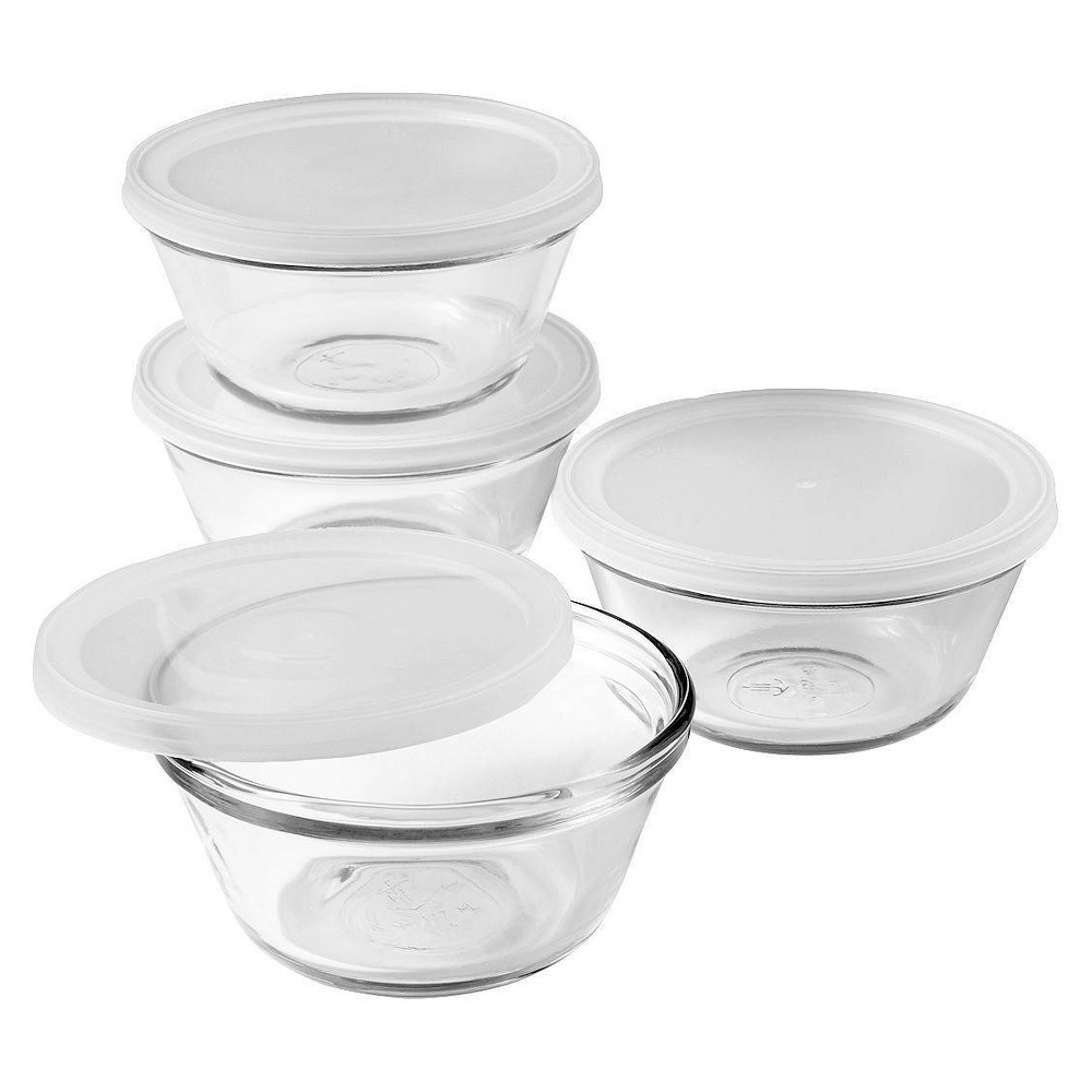 AH 8PC CUSTARD CUPS W/LIDS 6OZ