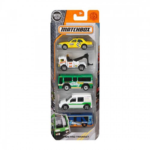 HAUL TIME MATCHBOX VEHICLES 5PK