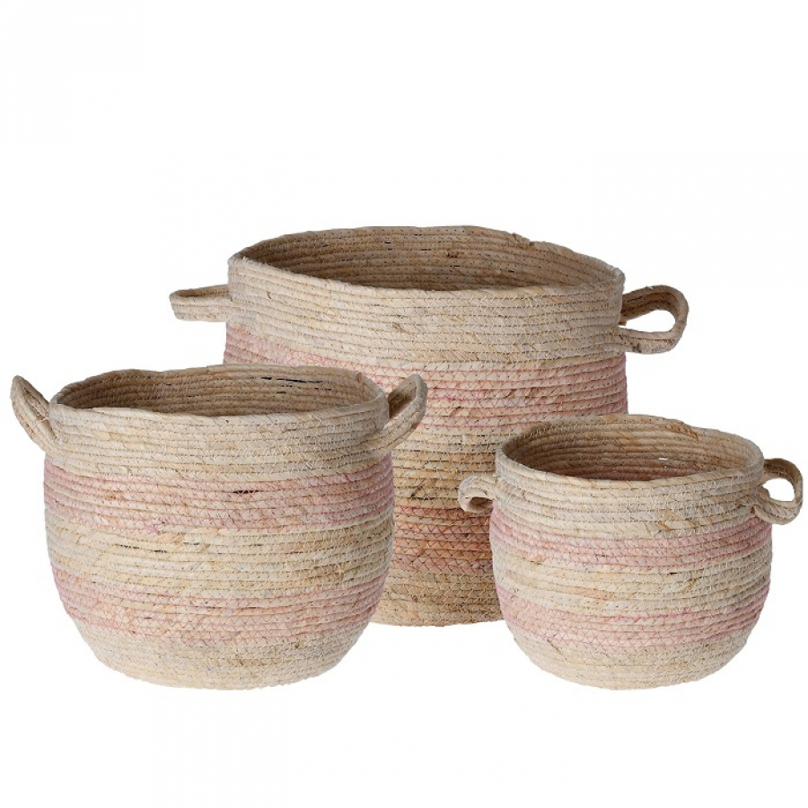 BASKET ROUND SET 3PC