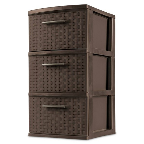 TOWER 3DRAWER MEDIUM ESPRESSO