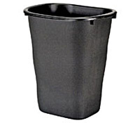 WASTEBASKET OPEN 12 QT WHITE